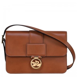 Longchamp Box-Trot M Ženske Torba Crossbody Smeđe | 23560-RZAC