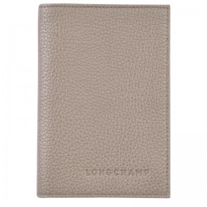 Longchamp Le Foulonné Passport cover Muške Putne Torbe Sive | 08297-TXRD