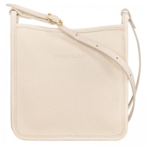 Longchamp Le Foulonné S Ženske Torba Crossbody Bijele | 48731-JLGK