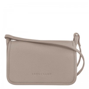 Longchamp Le Foulonné XS Ženske Clutch Sive | 56798-EJLT