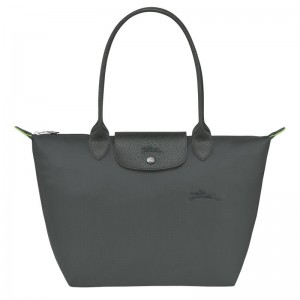 Longchamp Le Pliage Green M Ženske Torba Tote Sive | 14965-XLFQ