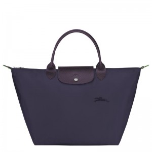 Longchamp Le Pliage Green M Ženske Torbica Ljubičaste | 71265-CDNJ