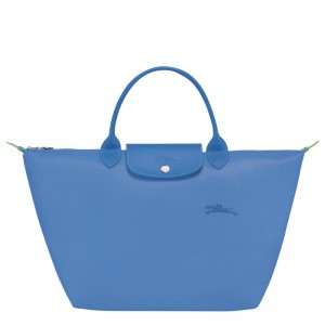 Longchamp Le Pliage Green M Ženske Torbica Plave | 26957-EKFS