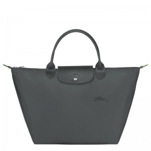 Longchamp Le Pliage Green M Ženske Torbica Sive | 38169-MZRQ