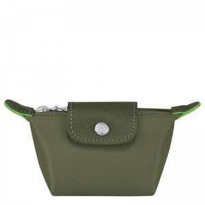 Longchamp Le Pliage Green Muške Torbica Za Novčiće Zelene | 59361-AWTI