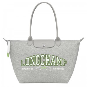 Longchamp Le Pliage Kolekcija L Ženske Torba Tote Sive | 86519-JEFI