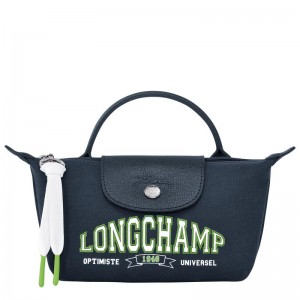 Longchamp Le Pliage Kolekcija Muške Pouches Tamnoplave | 96140-FBOM