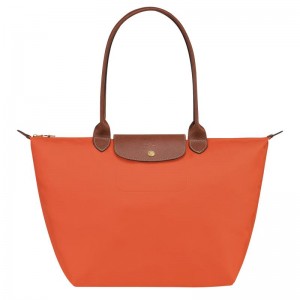 Longchamp Le Pliage Original L Ženske Torba Tote Narančaste | 73108-DTMP