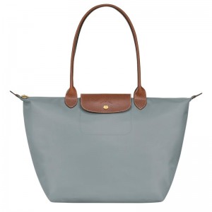 Longchamp Le Pliage Original L Ženske Torba Tote Sive | 09543-ZXGL