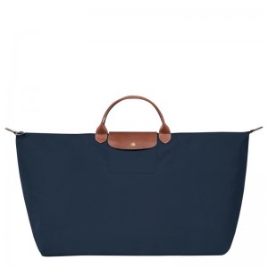 Longchamp Le Pliage Original M Muške Putne Torbe Tamnoplave | 28531-KUAE