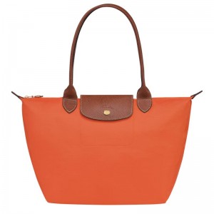 Longchamp Le Pliage Original M Ženske Torba Tote Narančaste | 36805-JWSQ