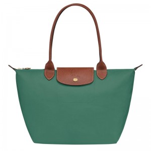 Longchamp Le Pliage Original M Ženske Torba Tote Zelene | 51273-LCNP