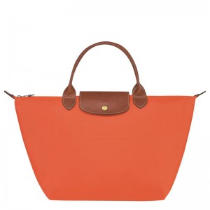 Longchamp Le Pliage Original M Ženske Torbica Narančaste | 94820-AZFV