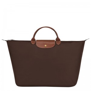 Longchamp Le Pliage Original S Muške Putne Torbe Smeđe | 10873-YDLF