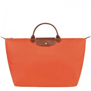 Longchamp Le Pliage Original S Ženske Putne Torbe Narančaste | 19675-SWRO