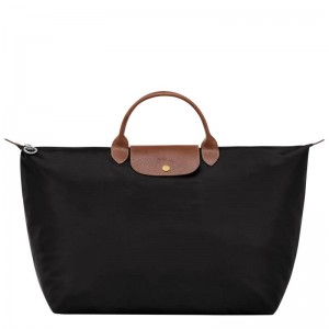 Longchamp Le Pliage Original S Ženske Putne Torbe Crne | 39106-AVQC