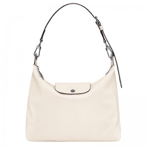 Longchamp Le Pliage Xtra M Ženske Hobo Torba Bijele | 32098-MHIS