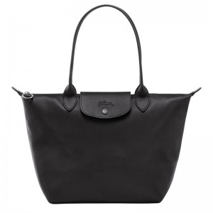 Longchamp Le Pliage Xtra M Ženske Torba Tote Crne | 04529-DBGT