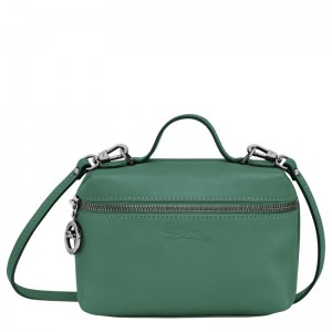 Longchamp Le Pliage Xtra XS Vanity Ženske Torba Crossbody Zelene | 18023-HBFZ