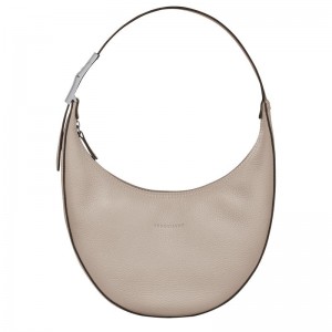 Longchamp Roseau Essential M Ženske Hobo Torba Sive | 35148-WLQI