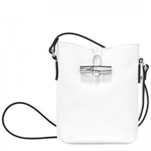 Longchamp Roseau XS Ženske Torba Crossbody Bijele | 50271-FLOD