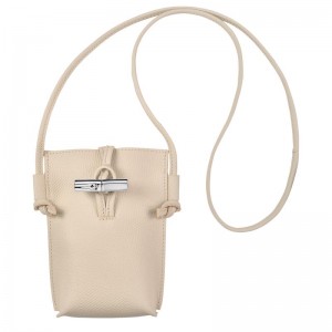 Longchamp Roseau with lace Ženske Maska Bijele | 97534-DFIU