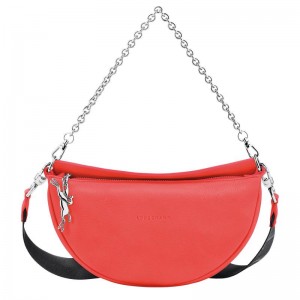 Longchamp Smile S Ženske Torba Crossbody Crvene | 25648-QUJZ