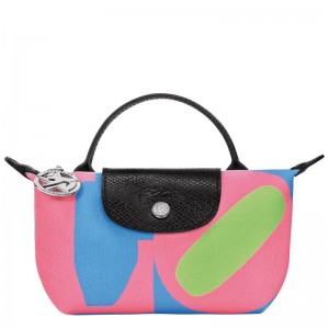 Longchamp x Robert Indiana Ženske Pouches Roze | 13847-OSKN