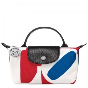 Longchamp x Robert Indiana Ženske Pouches Bijele | 95103-LZTK