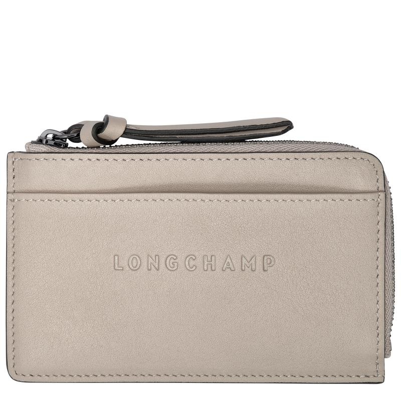 Longchamp 3D Muške Vlasnici Kartica Sive | 23549-XYCS