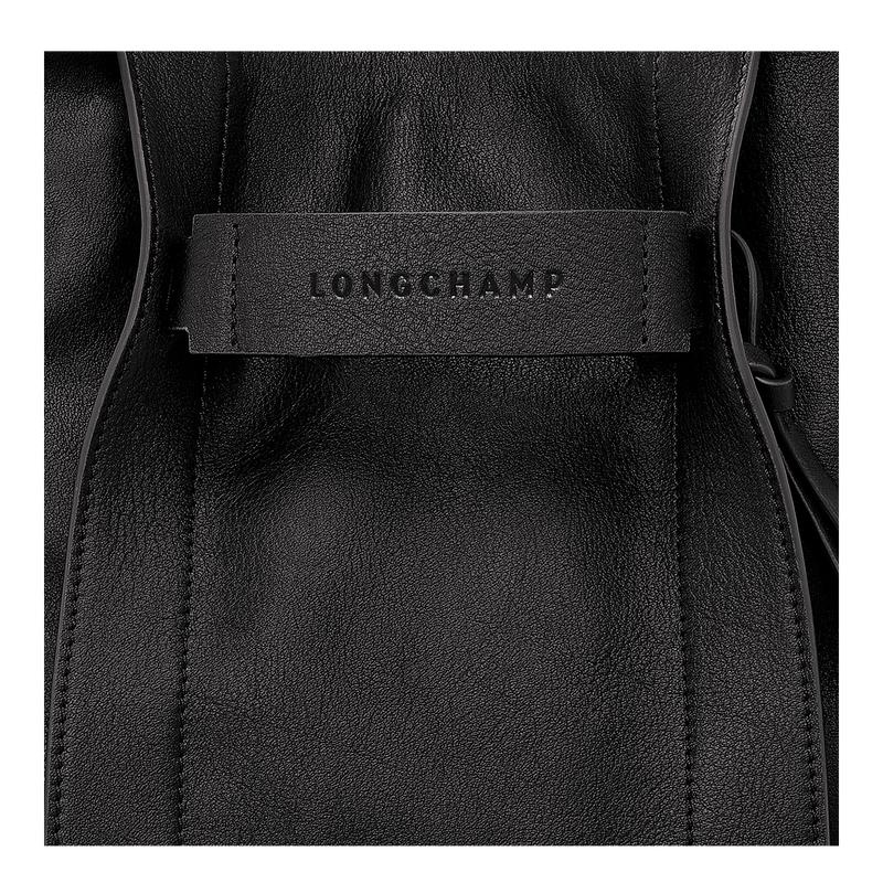 Longchamp 3D S Ženske Torba Crossbody Crne | 05431-XIFE