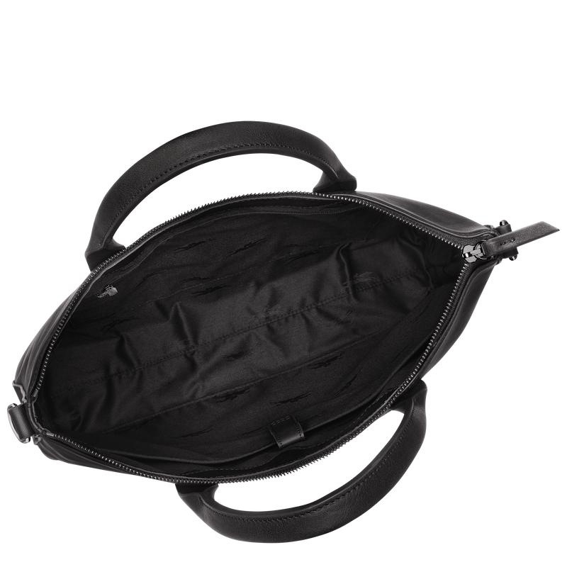 Longchamp 3D Ženske Aktovka Crne | 75602-WVEG