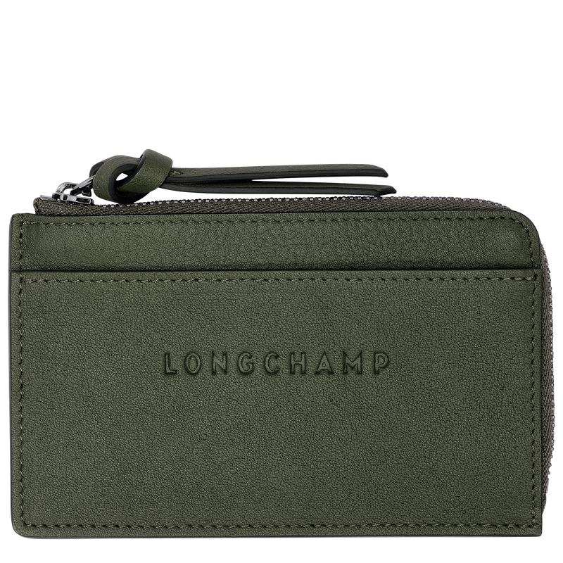 Longchamp 3D Ženske Vlasnici Kartica Kaki Boja | 34819-ULGN