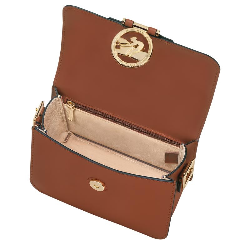 Longchamp Box-Trot S Ženske Torba Crossbody Smeđe | 49723-OMWD