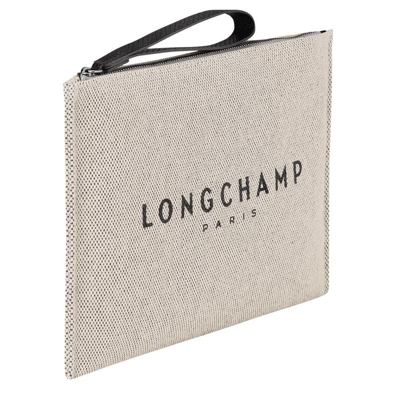 Longchamp Essential Muške Pouches Bijele | 58294-QXSE