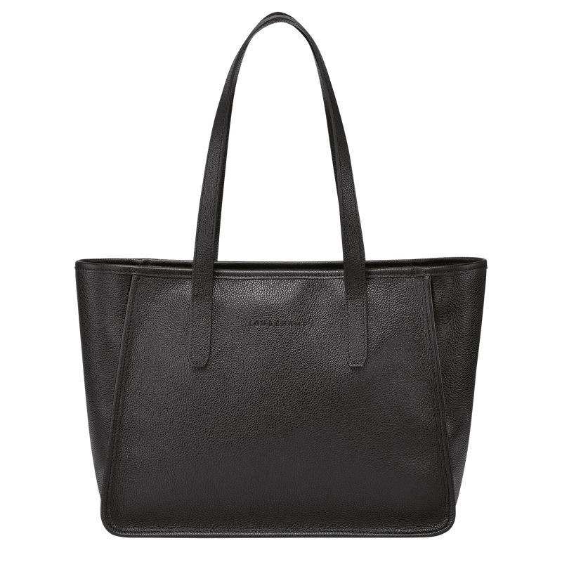 Longchamp Le Foulonné L Ženske Torba Tote Crne | 26385-YNRE