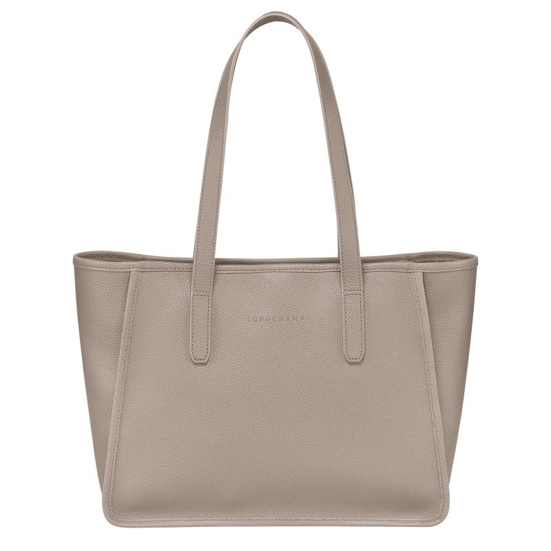 Longchamp Le Foulonné L Ženske Torba Tote Sive | 10825-LCOB