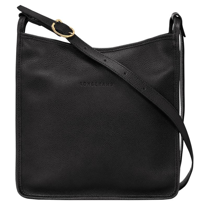 Longchamp Le Foulonné M Ženske Torba Crossbody Crne | 29483-VIAZ