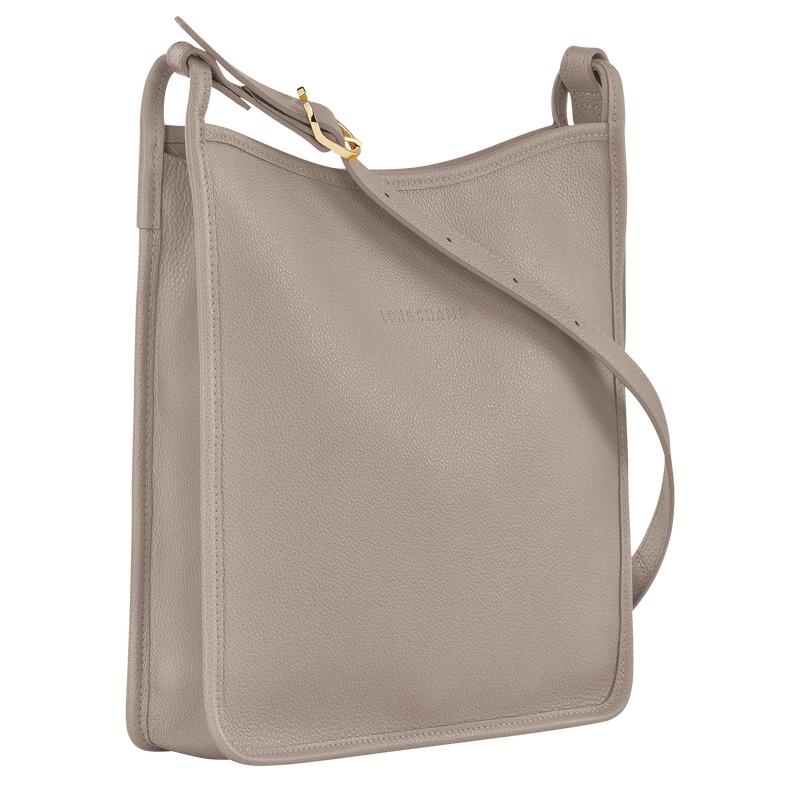 Longchamp Le Foulonné M Ženske Torba Crossbody Sive | 45362-QDPG