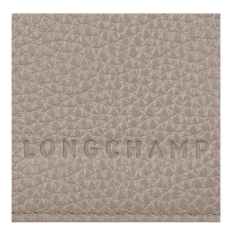 Longchamp Le Foulonné Passport cover Muške Putne Torbe Sive | 64507-ZVLJ