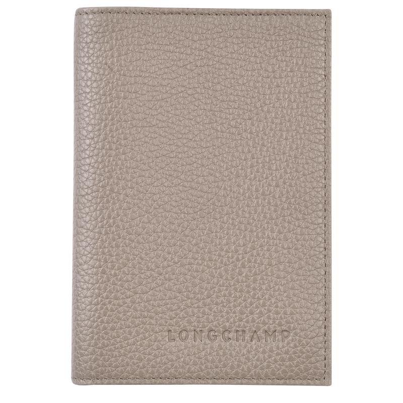 Longchamp Le Foulonné Passport cover Muške Putne Torbe Sive | 64507-ZVLJ