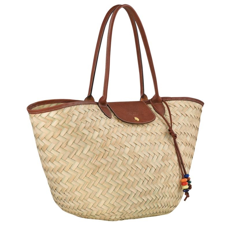 Longchamp Le Panier Pliage XL Ženske Basket Bag Smeđe | 13785-CQPA