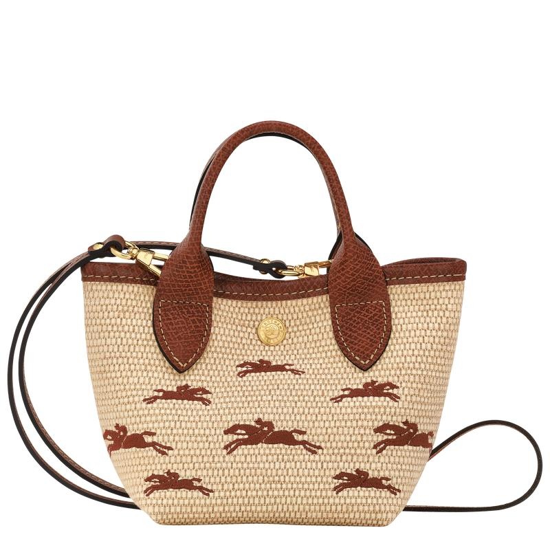 Longchamp Le Panier Pliage XS Ženske Basket Bag Smeđe | 32754-JDGM