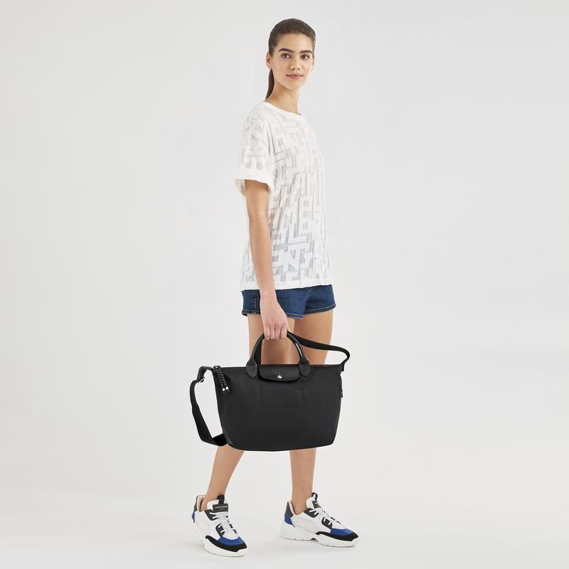 Longchamp Le Pliage Energy L Muške Torbica Crne | 97512-LTKQ