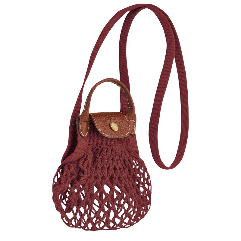 Longchamp Le Pliage Filet XS Ženske Mesh Bag Smeđe | 27859-WEHK