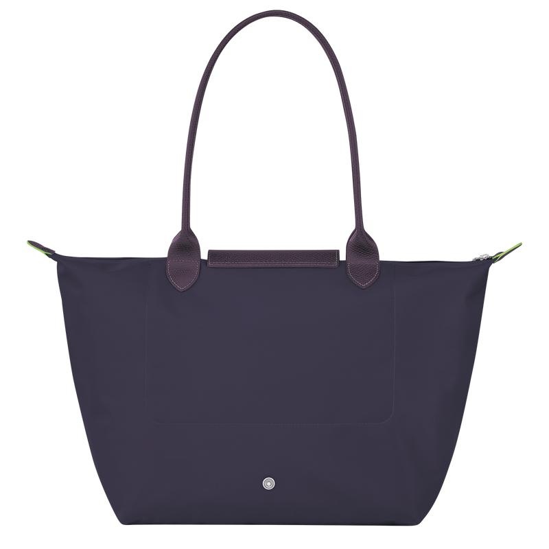 Longchamp Le Pliage Green L Ženske Torba Tote Ljubičaste | 89640-PGSF