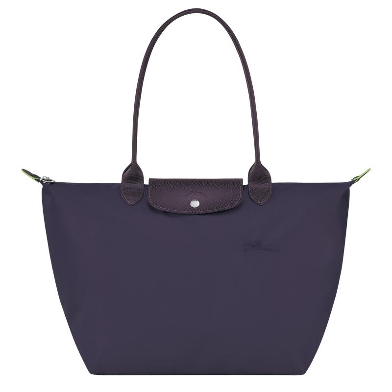 Longchamp Le Pliage Green L Ženske Torba Tote Ljubičaste | 89640-PGSF