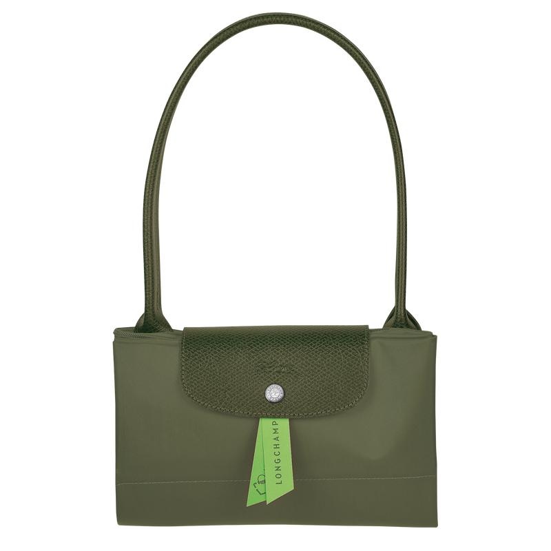 Longchamp Le Pliage Green L Ženske Torba Tote Zelene | 07694-LNKJ