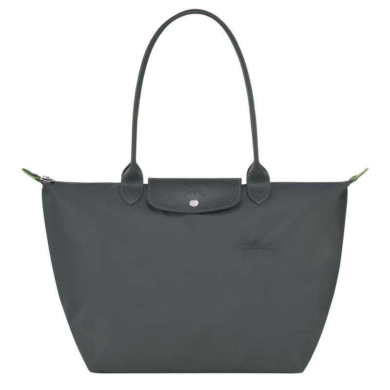 Longchamp Le Pliage Green L Ženske Torba Tote Sive | 20791-LXUG