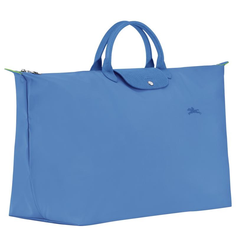 Longchamp Le Pliage Green M Muške Putne Torbe Plave | 95438-NQUV